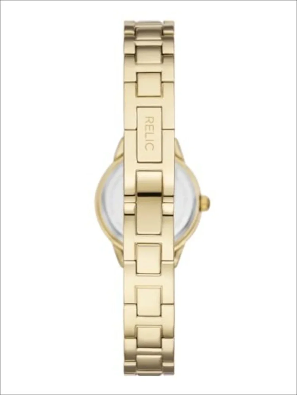 Analog Dress Watch with Mother-of-Pearl Dial, 23mm Case, Quartz Movement